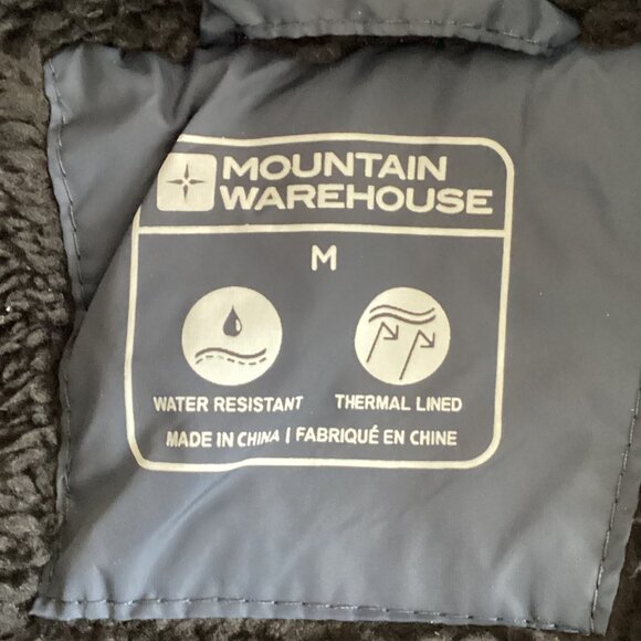 Mountain Warehouse Women's Blue Puffer Vest Size M Thermal Lined Pockets Warm - Picture 5 of 6